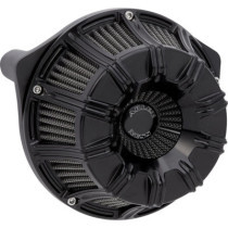 AIR CLEANER 10-GAUGE INVERTED ALL BLACK