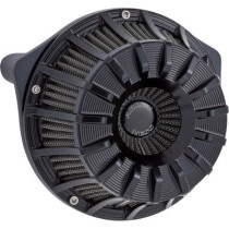 AIR CLEANER15-SPOKE INVERTED ALL BLACK