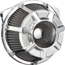 AIR CLEANER BEVELED INVERTED CHROME