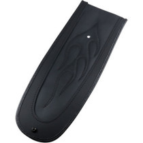 FENDER PROTECTOR FENDER SKINS REAR FLAME STITCH VINYL BLACK