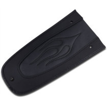 FENDER PROTECTOR FENDER SKINS REAR FLAME STITCH VINYL BLACK