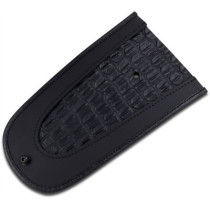 FENDER PROTECTOR FENDER SKINS REAR GATOR LEATHER BLACK