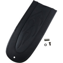 FENDER PROTECTOR FENDER SKINS REAR FLAME STITCH VINYL BLACK