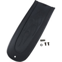 FENDER PROTECTOR FENDER SKINS REAR FLAME STITCH VINYL BLACK