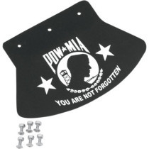 MUD FLAP POW-MIA RUBBER WHITE