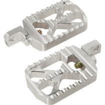 FOOTPEGS BEAR CLAW OFFSET SILVER