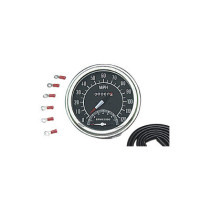  Speedometer/Tachometer Combination Scale: 120 mph  Scale Color: black  Ratio 2240:60 Chrome 