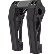 Risers Kodlin Fastback avec compteur digitale - Hauteur 6" - Diamètre 1" - Harley Davidson Softail à partir de 2018 - Noir