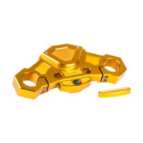 Vity''s Design, Racing Design top triple tree. Lock. Gold