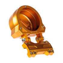 Vity''s Design, adjustable single gauge holder. Gold