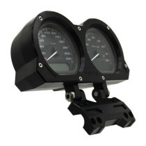 Vity''s Design, adjustable dual gauge holder. Black