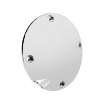  Domed 4-Hole Derby Cover 4-hole Chrome 