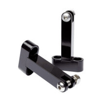 Vity''s Design, passenger floorboard mount brackets. Black