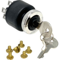 SWITCH IGNITION KEY-START UNIVERSAL MARINE GRADE POLISHED SS