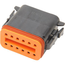 PLUG DEUTSCH DT-SERIES 12-SOCKET BLACK