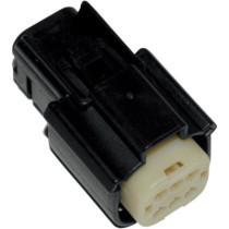 MOLEX MX-150 FEMALE CONNECTOR 6-POSITION BLACK