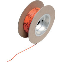 OEM COLOR WIRE 18 GAUGE/100' (1MM'/30M) ORANGE/BLACK