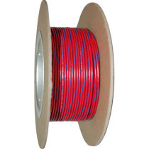 OEM COLOR WIRE 18 GAUGE/100' (1MM'/30M) RED/BLUE