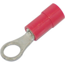 RING TERMINAL Ø  diese 8 18-22 GAUGE (0,6-1MM) RED 25 PK