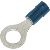 RING TERMINAL Ø 0.25" 14-16 GAUGE (1,3-1,6MM) BLUE 25 PK