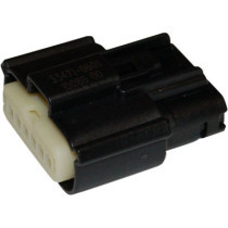 MOLEX MX-150 FEMALE CONNECTOR 6-POSITION BLACK