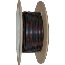 WIRE 20-GAUGE PRIMARY 100' BLACK/RED STRIPE