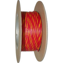 WIRE 20-GAUGE PRIMARY 100' RED/YELLOW STRIPE