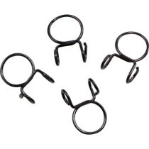 Colliers de durite d'essence - Diamètre 10 mm - Pack de 4 - Noir