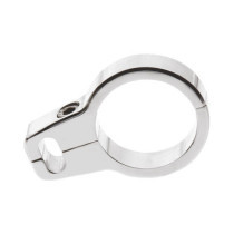  Cable Clamp For dual throttle cable and 1 1/4" diameter tubing Chrome 