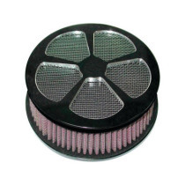  5-Spade Hi-Flow Air Cleaner Black Anodized 