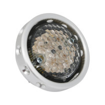  Retro Drilled LED Rücklicht without Bracket Aluminum Black LED 