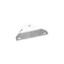  Bottom Mount Headlight Bracket Chrome 