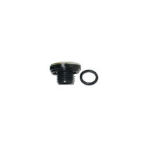  Custom Flamed Gas Cap Left side cap only (Non-Vented) Black 