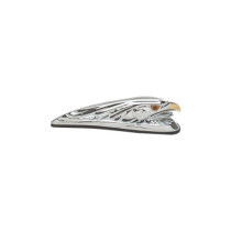  Lighted Eagle Fender Ornament Chrome 