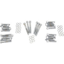  Knurled Tappet Block Hardware Kit Chrome 