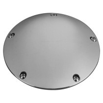  Domed 5-Hole Derby Cover 5-hole Chrome 